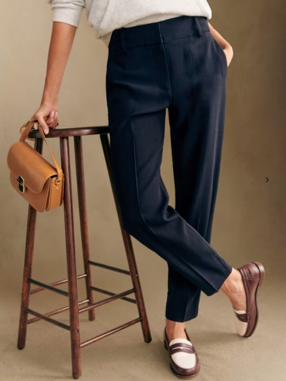 Sezane Gustavo Trouser Navy size 40